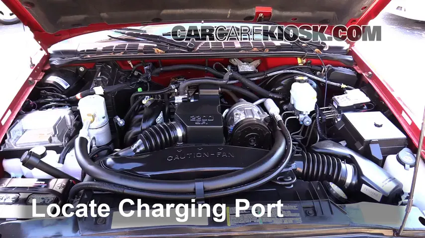 2003 Chevrolet S10 2.2L 4 Cyl. Standard Cab Pickup (2 Door) Air Conditioner Recharge Freon